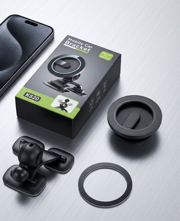 Soporte Magnético Plegable para Celular con Adhesivo